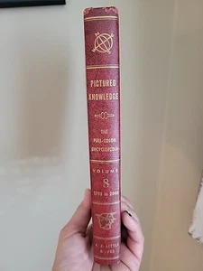 1957 Pictured Knowledge The Full Color Encyclopedia Vol 8, 2nd Printing Ives - Imagen 1 de 17