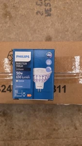 10x Philips Master Value MR16, 3000K, CRI90 Dimmable LED Bulb - 8 719514 307346 - Picture 1 of 4