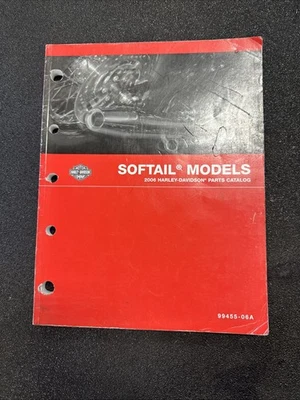 Catálogo de piezas Softail 2006 motocicleta Harley Davidson 99455-06A Foto 1 de 4