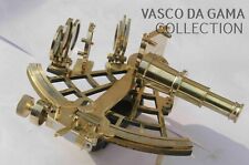9'' Brass Sextant Marine Antique Nautical Vintage Navy Instrument