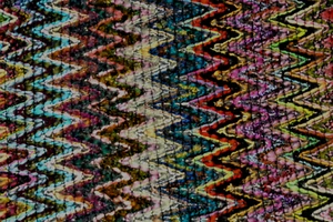 CHEVRON WOOL & CASHMERE LUXURY 23 MULTI COLOUR KNIT MADE IN ITALY FOR MISSONI - Picture 1 of 17