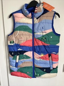 Girls Joules Gilet Age 11 Years BNWT Quilted Comfy Bodywarmer ‘flipIt Reversible - Picture 1 of 12