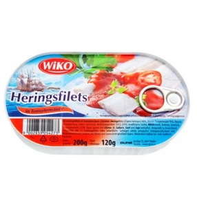 Wiko Heringsfilets in Tomatensauce 200g - Bild 1 von 1