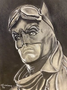 BATMAN by Arsenio Echevarria Original Art Drawing 9x12 - Picture 1 of 2