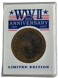 WWII 50th ANNIVERSARY 1991-1995 OG CARTRIDGE SHELL BRASS $10 HUTT RIVER PROVINCE - Picture 1 of 6