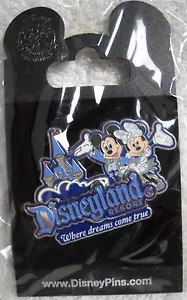 DLR - Wo Träume wahr werden Mickey und Minnie Disney Pin NEU * - Bild 1 von 2