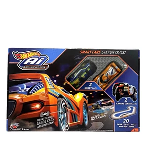 HOT WHEELS AI SMART CARS Intelligent Race System 2 CARS & CONTROLLERS 2.4 - Picture 1 of 14