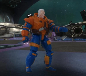 X-MEN 1993  X-Force (Series 2)  CABLE 2nd Edition (Space suit) action figure - Picture 1 of 3