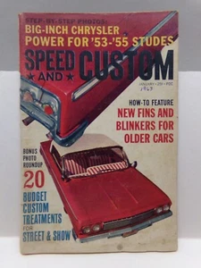 1963 Speed And Custom VTG Magazine Digest Size Cars Trucks Hot Rodding - Picture 1 of 2