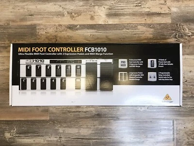 BEHRINGER FCB1010 MIDI Foot Controller Brand New Never Opened Rare Find - Image 1 of 4