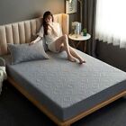 Mattress Protector Waterproof Quilted Pad Covers Fitted Sheet Protect Breathable