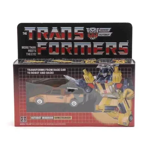 Transformers G1 Sunstreaker reissue brand new improved version! Cover