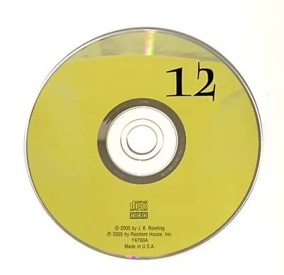 Harry Potter & The Half Blood Prince Audiobook 2005 Replacement CD #12 Only - Image 1 of 4