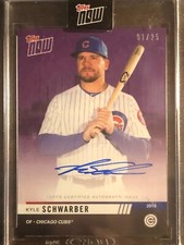 2019 Topps Now #OD-310C Kyle Schwarber Chicago Cubs AUTO AUTOGRAPH 01/25