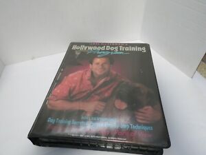 Hollywood Dog Training Program Joel Silverman 1990 1 VHS 4 Cassette Tapes Books 