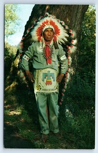 Postal Daniel Hornbuckle Cherokee Indian por Boundary Tree Carolina del Norte - Imagen 1 de 2