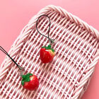 Simulation Strawberry Tomato Mobile Phone Chain Lanyard U Disk Key Ring