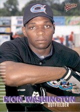 2000 Greensboro Bats Multi-Ad #26 Dion Washington Las Vegas Nevada Baseball Card