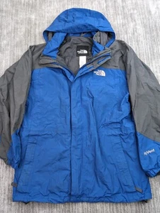 The North Face Hyvent Nylon Rain Jacket Winter Coat Blue Boys XL Water Resistant - Picture 1 of 15