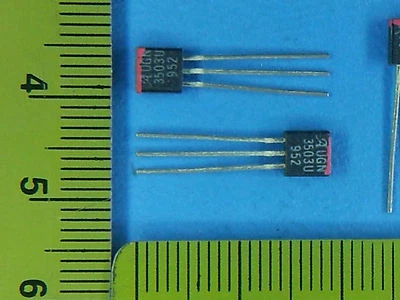 (2 PCS) ALLEGRO UGN3503U TO-92 RATIOMETRIC LINEAR HALL-EFFECT - Image 1 of 4