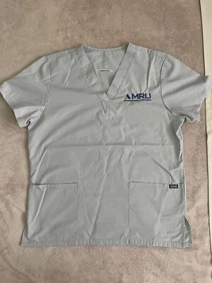 EXFOLIANTE Parte Superior Inferior Médico Cirujano Enfermera Ordenado Gris Claro Foto 1 de 4