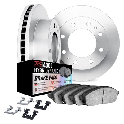 For Dodge W250 81-93 DFC Plain Front Brake Kit w 4000 HybriDynamic Brake Pads Foto 1 de 4