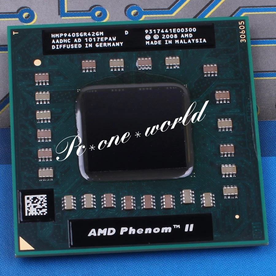 100% OK HMP940SGR42GM AMD Phenom II P940 1.7 GHz Quad-Core laptop Processor CPU - Image 1 of 1