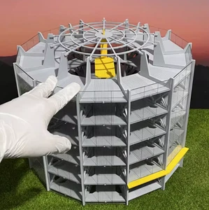 1/64 87 Hágalo Usted Mismo Modelo de Construcción Moderno Estacionamiento de Estacionamiento de la Ciudad Modelo de Edificio Paisaje - Imagen 1 de 3