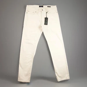 Slate & Stone Crosby Straight Fit Denim Creme Herren 38/32 Baumwoll-Elasthan-Mischung - Bild 1 von 8