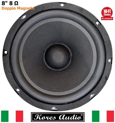 Kores Audio K-R8D Woofer Universale 8" Pollici 20/21 Cm 8 Ohm 240W Professionale - Image 1 of 4