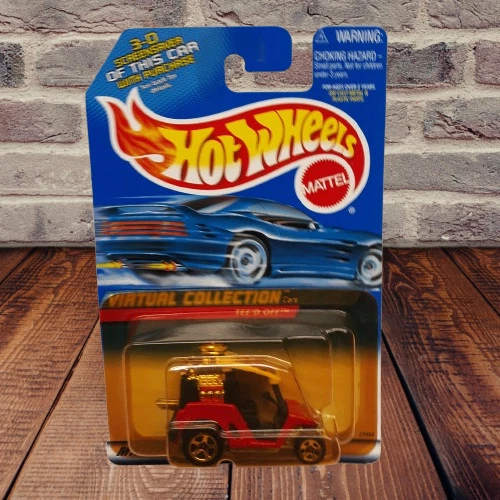 Carro de golf diecast Mattel Hot Wheels colección virtual tee'd off escala 1:64 Foto 1 de 3