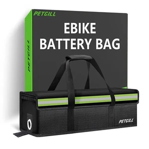 Bolsa de batería de bicicleta eléctrica bolsa de carga segura ignífuga a prueba de explosiones batería Lipo Ba... - Imagen 1 de 7