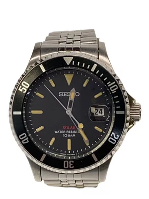 SEIKO Solar Watch Analog Stainless V157 HADO Diver SZEV012 - Image 1 of 4