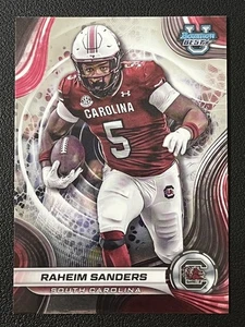 2024 Bowman University Best #81 Raheim Sanders South Carolina Gamecocks - Imagen 1 de 2