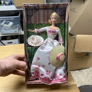 Barbie Victorian Tea - Caucasian Blonde Doll 2002 Mattel, #B0787, New In Box (C8 - Picture 1 of 8