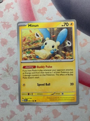 Minun - Common SV04: Paradox Rift 061/182 NM - Image 1 of 2