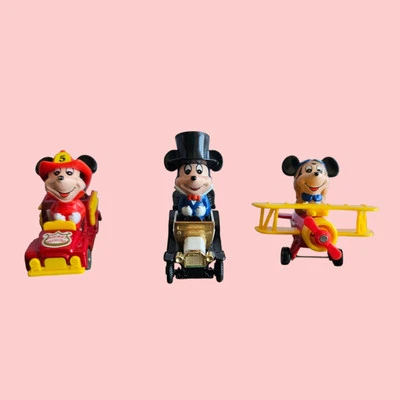 Vintage Disney TOMY Mickey Mouse Diecast  Vehicle Toys - Image 1 of 4