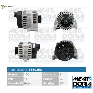 ALTERNATOR 5530253 FOR FIAT SIENA BRAVO/II GRANDE/PUNTO STILO/Multi/Wagon 500 - Picture 1 of 9