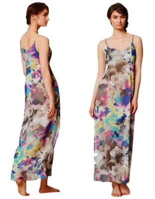 Anthropologie Senart Maxi Slip X Pequeño 2 Multicolor Vestido para Dormir Novia Regalo Foto 1 de 4