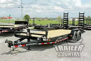 NEW 2025 7 X 20 14k Heavy Duty Equipment Trailer w/ Spring Assist Ramps - Picture 1 of 12