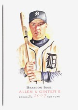 2007 Topps Allen & Ginter Brandon Inge Detroit Tigers #279