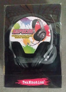 TEKNMOTION YAPSTER CHATTING-GAMING-MUSIC STEREO HEADSET TM-YB100A - Picture 1 of 12