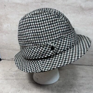 Pendleton Vintage Brown 100% Virgin Wool Herringbone Tweed Fedora Men’s M Lined - Picture 1 of 6