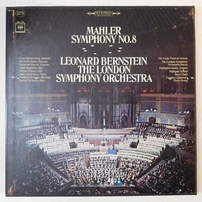BERNSTEIN Mahler Symphony 8 COLUMBIA 2 LP BOX M2L 751 NM 2 eye - Image 1 of 4