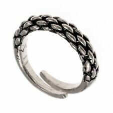 Wikingerring Chain Replik Wikinger Fingerring historisch Ring Bronze/Versilbert