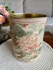 Vintage Regency Ware Waste Paper Bin 60s 70s Floral Fabric Retro Country Home