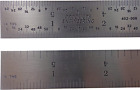 Made in USA PEC 6" Rigid Stainless Steel 4R Machinist Engineer Ruler / Rule 1/6