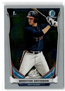 2014 Bowman Draft Picks & Prospects Chrome Braxton Davidson Baseball Card