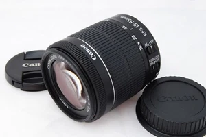 Near Mint CANON EF-S 18-55mm F4-5.6 IS STM Zoom For EOS Mount From JAPAN - Picture 1 of 7