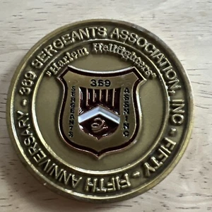 Vintage 55th Anniversary 369 Sergeants Assoc Challenge Coin 1952-2007 - Picture 1 of 7